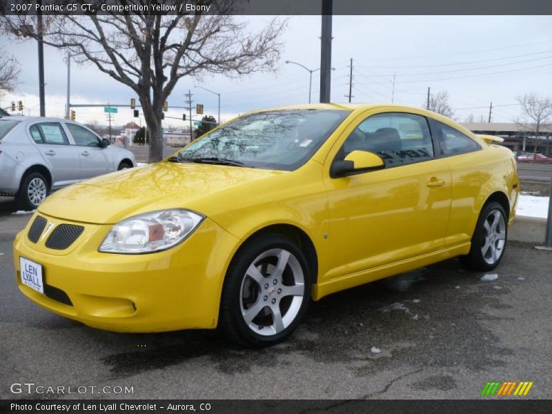 Competition Yellow / Ebony 2007 Pontiac G5 GT