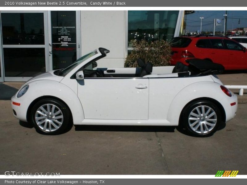 Candy White / Black 2010 Volkswagen New Beetle 2.5 Convertible