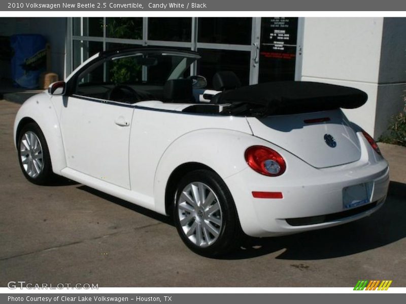 Candy White / Black 2010 Volkswagen New Beetle 2.5 Convertible