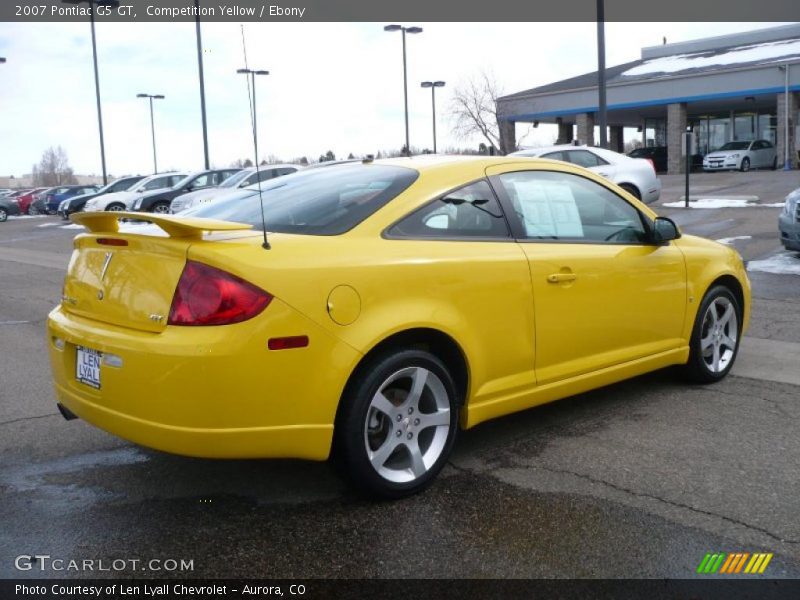 Competition Yellow / Ebony 2007 Pontiac G5 GT