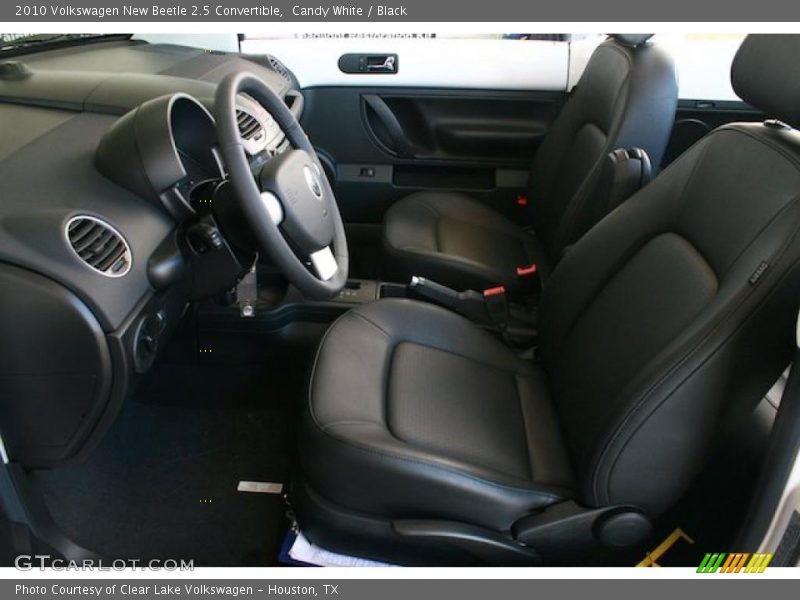 Candy White / Black 2010 Volkswagen New Beetle 2.5 Convertible