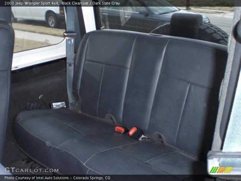 Black Clearcoat / Dark Slate Gray 2003 Jeep Wrangler Sport 4x4