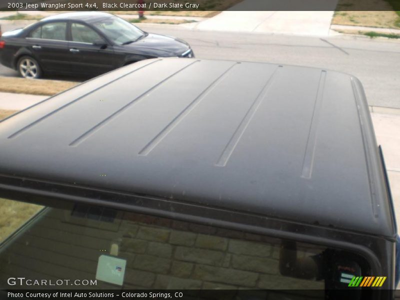 Black Clearcoat / Dark Slate Gray 2003 Jeep Wrangler Sport 4x4
