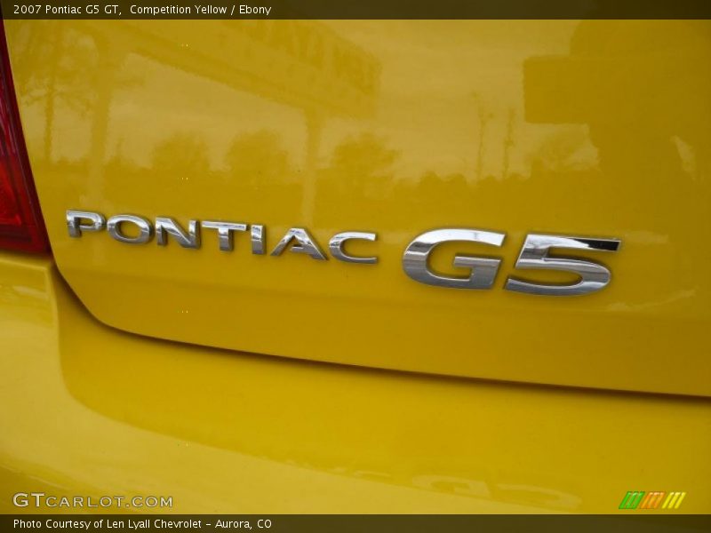 Competition Yellow / Ebony 2007 Pontiac G5 GT