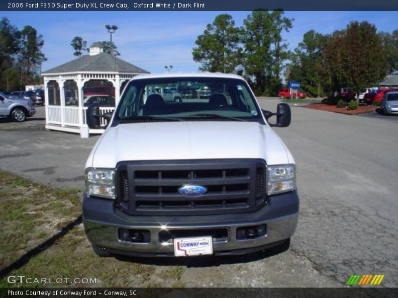 Oxford White / Dark Flint 2006 Ford F350 Super Duty XL Crew Cab