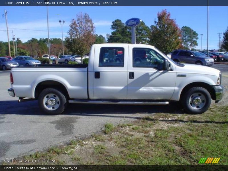 Oxford White / Dark Flint 2006 Ford F350 Super Duty XL Crew Cab