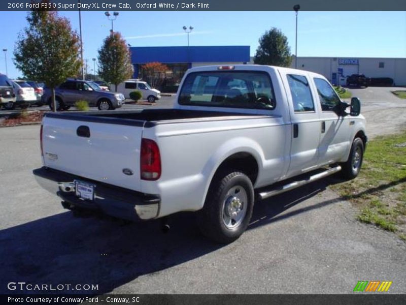 Oxford White / Dark Flint 2006 Ford F350 Super Duty XL Crew Cab