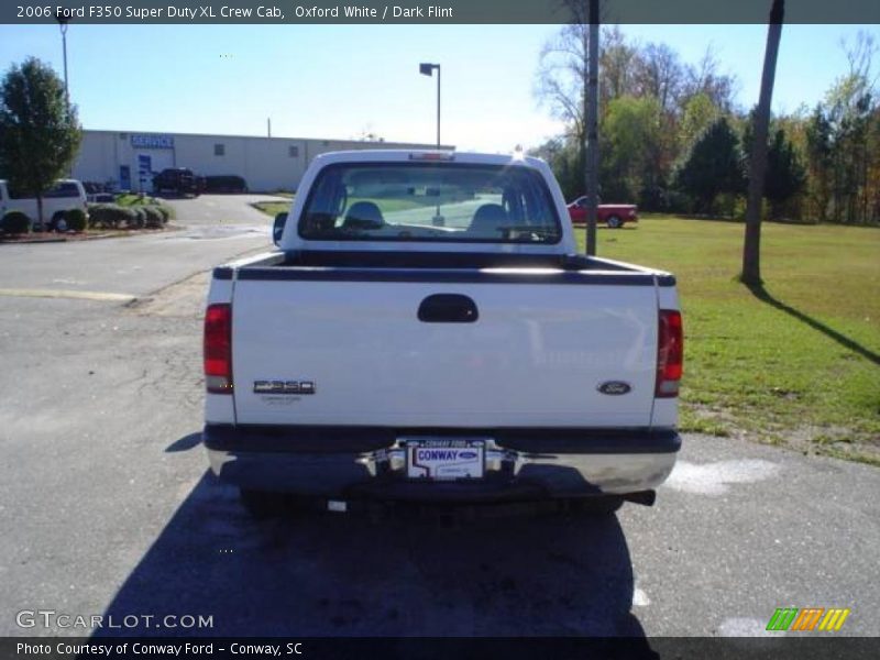 Oxford White / Dark Flint 2006 Ford F350 Super Duty XL Crew Cab