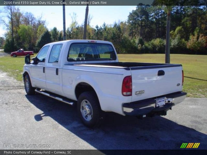 Oxford White / Dark Flint 2006 Ford F350 Super Duty XL Crew Cab