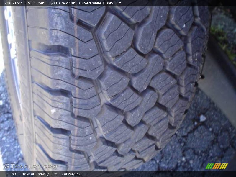 Oxford White / Dark Flint 2006 Ford F350 Super Duty XL Crew Cab