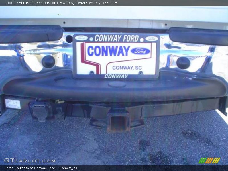 Oxford White / Dark Flint 2006 Ford F350 Super Duty XL Crew Cab