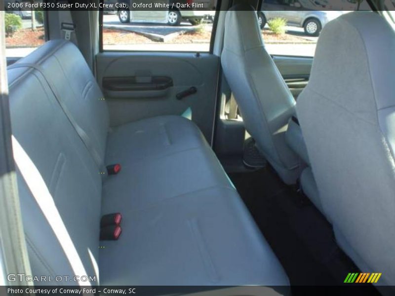 Oxford White / Dark Flint 2006 Ford F350 Super Duty XL Crew Cab