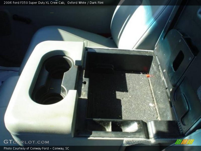 Oxford White / Dark Flint 2006 Ford F350 Super Duty XL Crew Cab
