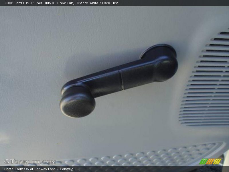 Oxford White / Dark Flint 2006 Ford F350 Super Duty XL Crew Cab