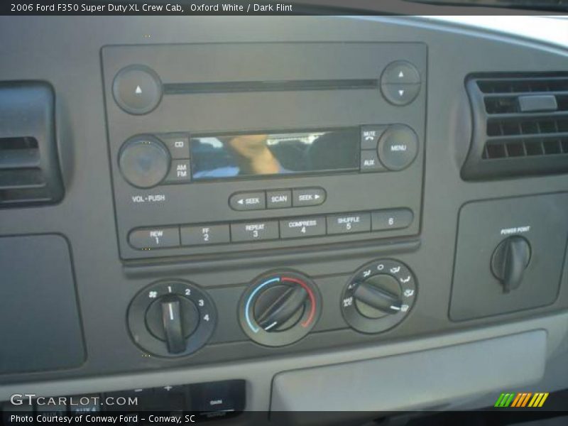 Oxford White / Dark Flint 2006 Ford F350 Super Duty XL Crew Cab