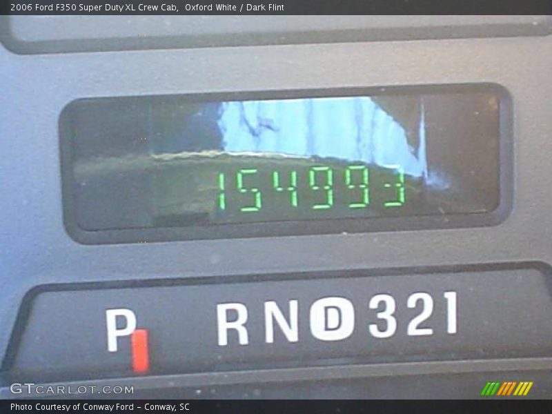 Oxford White / Dark Flint 2006 Ford F350 Super Duty XL Crew Cab