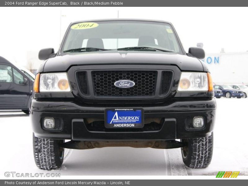 Black / Black/Medium Pebble 2004 Ford Ranger Edge SuperCab
