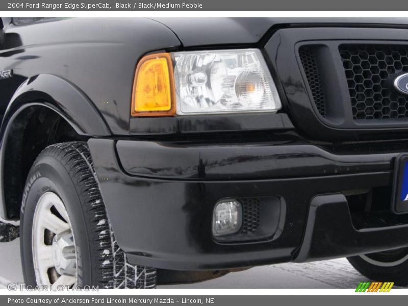 Black / Black/Medium Pebble 2004 Ford Ranger Edge SuperCab