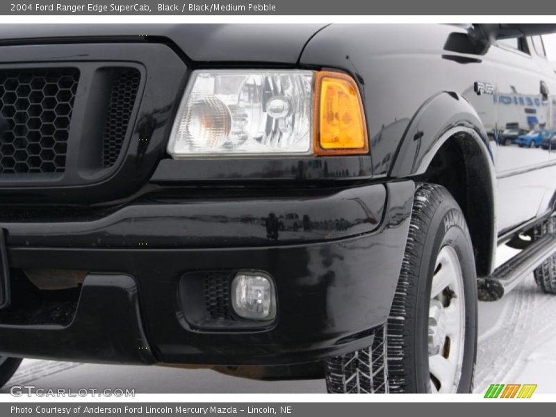 Black / Black/Medium Pebble 2004 Ford Ranger Edge SuperCab