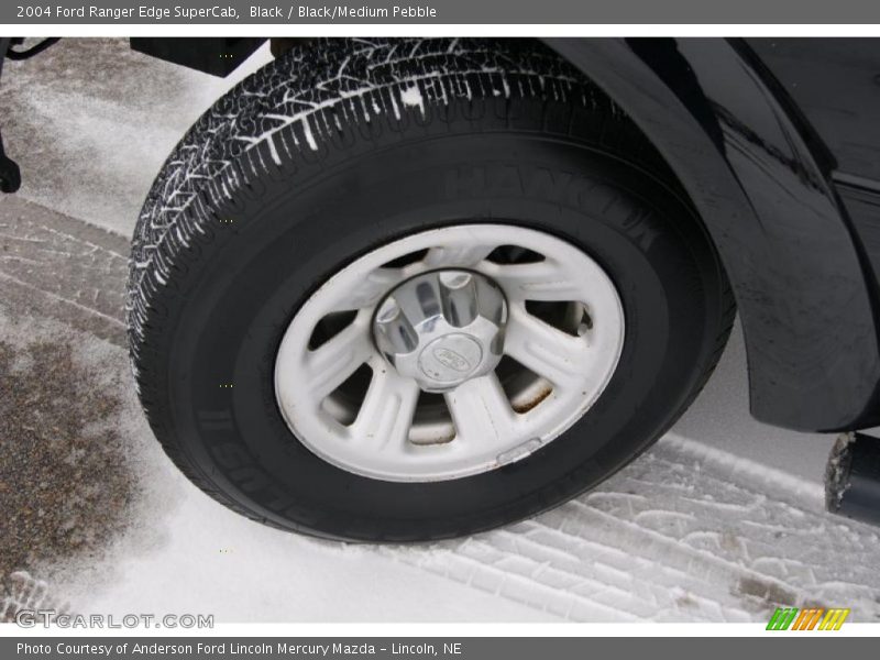 Black / Black/Medium Pebble 2004 Ford Ranger Edge SuperCab