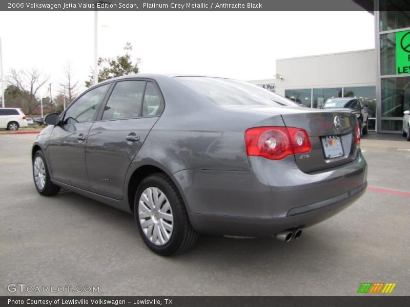 Platinum Grey Metallic / Anthracite Black 2006 Volkswagen Jetta Value Edition Sedan