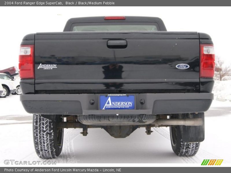 Black / Black/Medium Pebble 2004 Ford Ranger Edge SuperCab