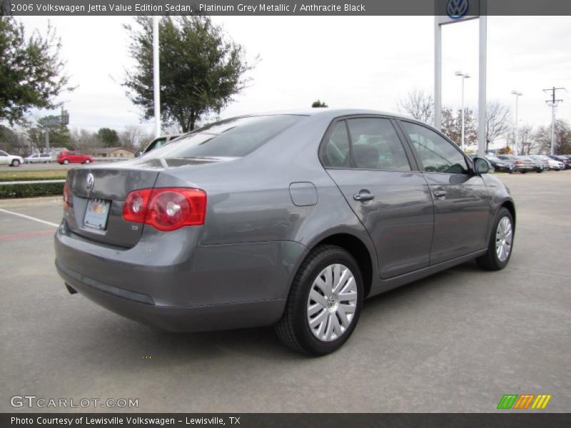 Platinum Grey Metallic / Anthracite Black 2006 Volkswagen Jetta Value Edition Sedan