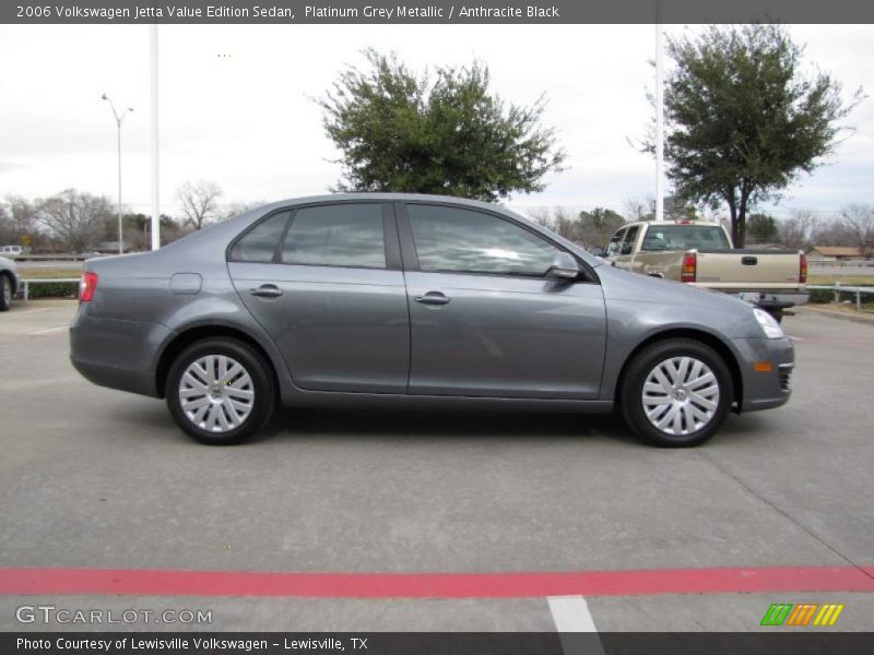 Platinum Grey Metallic / Anthracite Black 2006 Volkswagen Jetta Value Edition Sedan