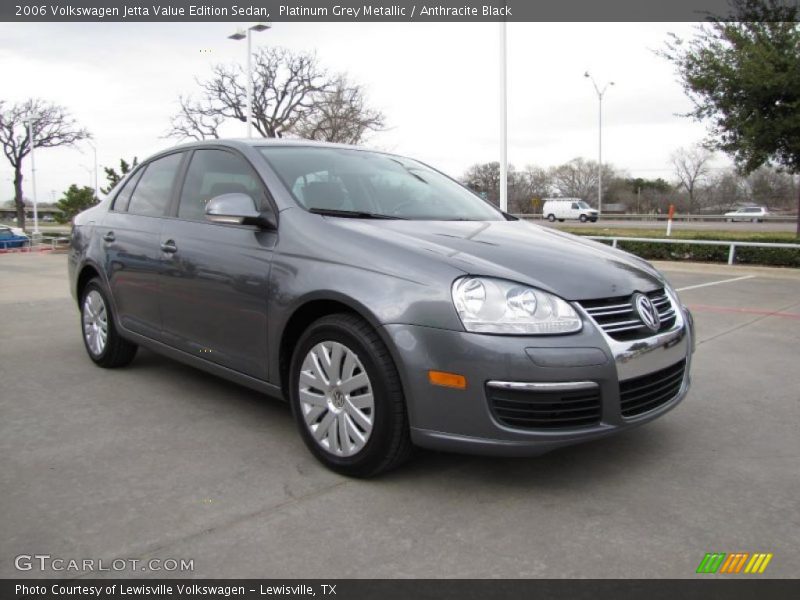Platinum Grey Metallic / Anthracite Black 2006 Volkswagen Jetta Value Edition Sedan