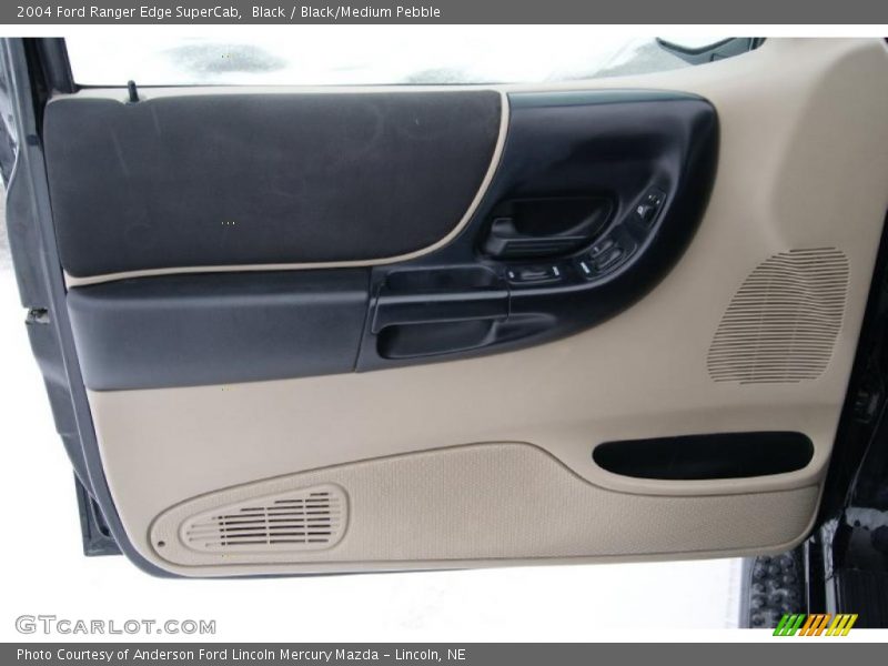 Black / Black/Medium Pebble 2004 Ford Ranger Edge SuperCab