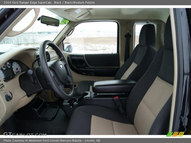 Black / Black/Medium Pebble 2004 Ford Ranger Edge SuperCab