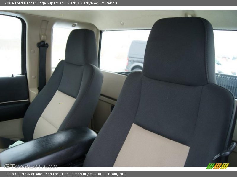 Black / Black/Medium Pebble 2004 Ford Ranger Edge SuperCab