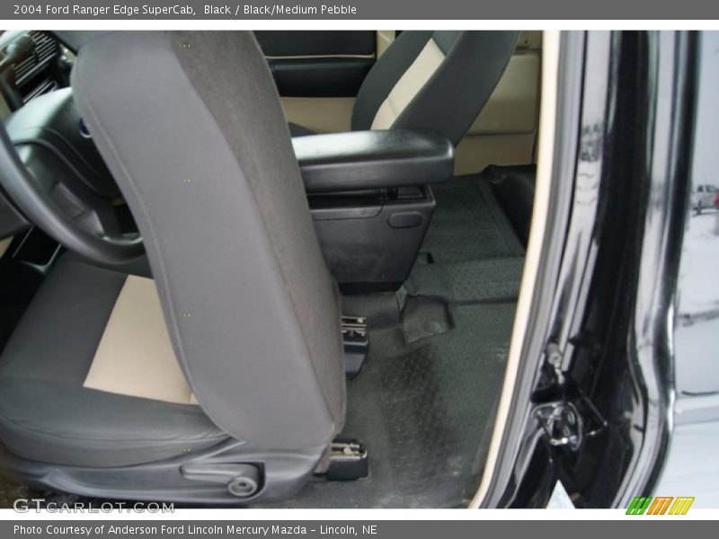 Black / Black/Medium Pebble 2004 Ford Ranger Edge SuperCab