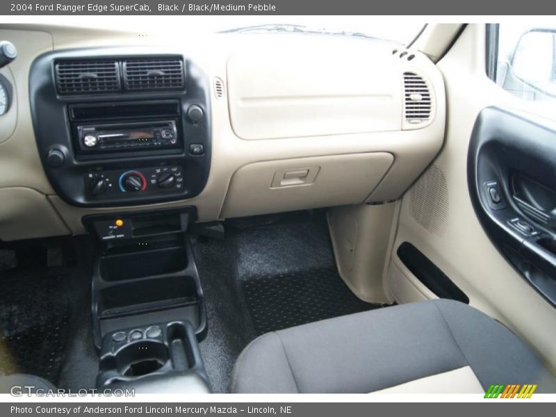 Black / Black/Medium Pebble 2004 Ford Ranger Edge SuperCab