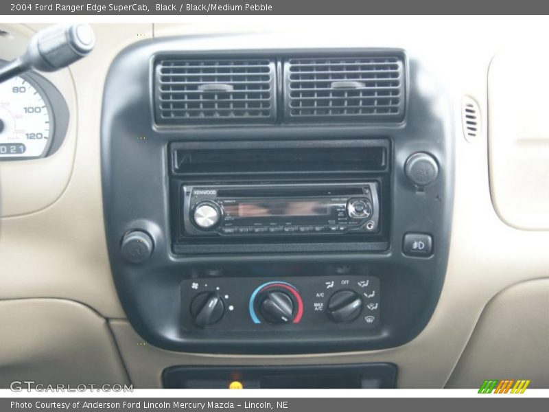 Black / Black/Medium Pebble 2004 Ford Ranger Edge SuperCab