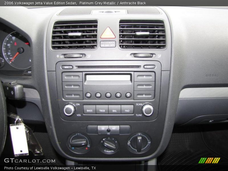 Platinum Grey Metallic / Anthracite Black 2006 Volkswagen Jetta Value Edition Sedan