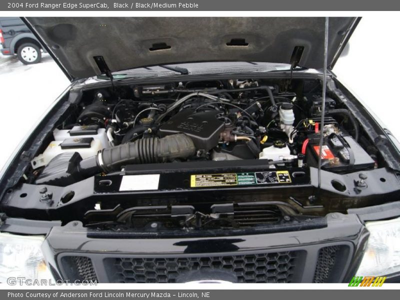 Black / Black/Medium Pebble 2004 Ford Ranger Edge SuperCab
