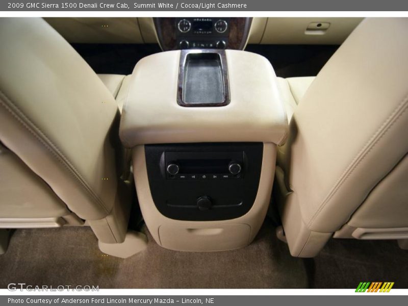 Summit White / Cocoa/Light Cashmere 2009 GMC Sierra 1500 Denali Crew Cab