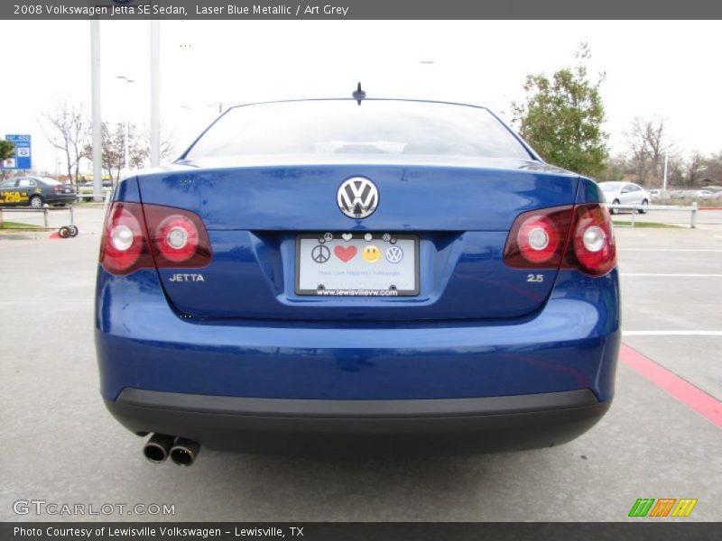 Laser Blue Metallic / Art Grey 2008 Volkswagen Jetta SE Sedan
