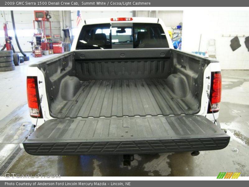 Summit White / Cocoa/Light Cashmere 2009 GMC Sierra 1500 Denali Crew Cab