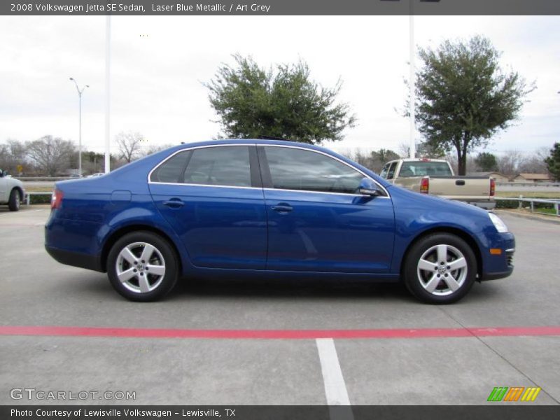 Laser Blue Metallic / Art Grey 2008 Volkswagen Jetta SE Sedan