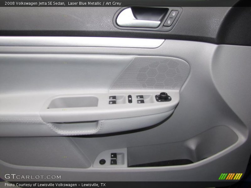 Laser Blue Metallic / Art Grey 2008 Volkswagen Jetta SE Sedan