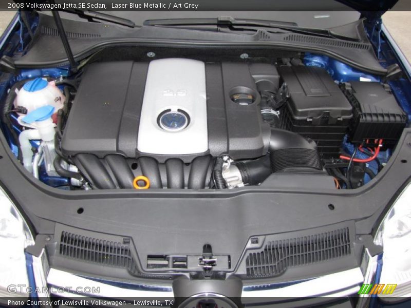 Laser Blue Metallic / Art Grey 2008 Volkswagen Jetta SE Sedan