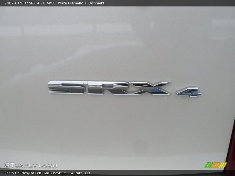 White Diamond / Cashmere 2007 Cadillac SRX 4 V8 AWD
