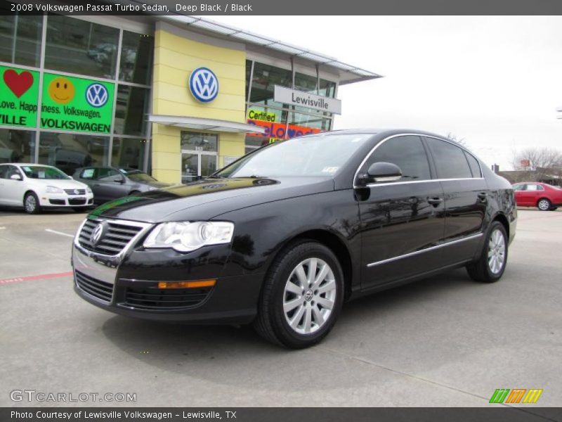 Deep Black / Black 2008 Volkswagen Passat Turbo Sedan
