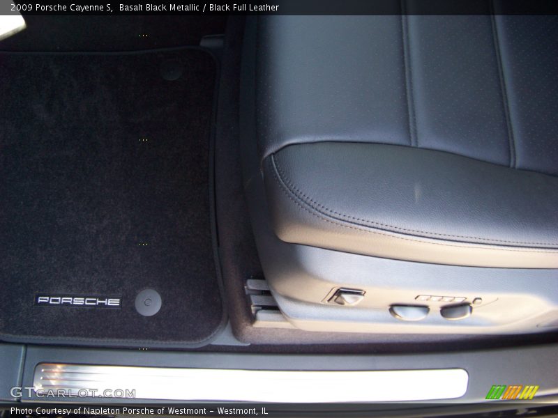 Basalt Black Metallic / Black Full Leather 2009 Porsche Cayenne S