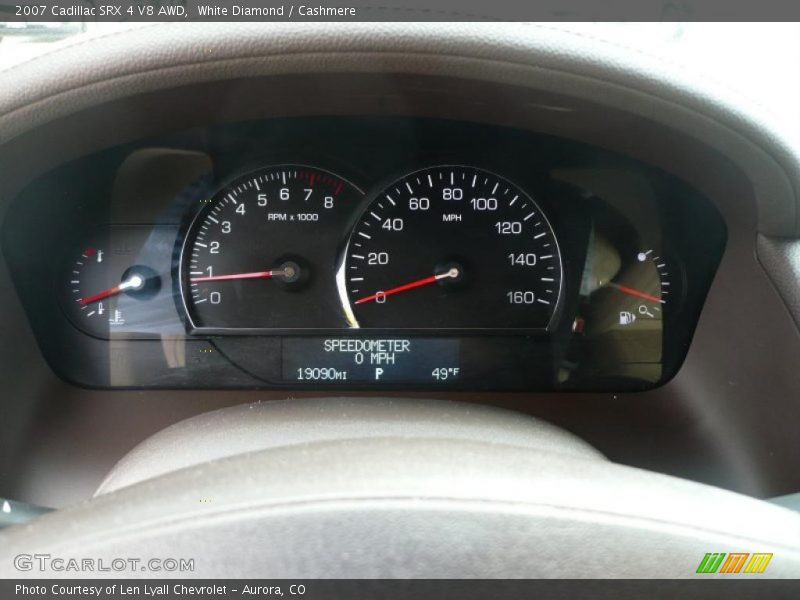 White Diamond / Cashmere 2007 Cadillac SRX 4 V8 AWD