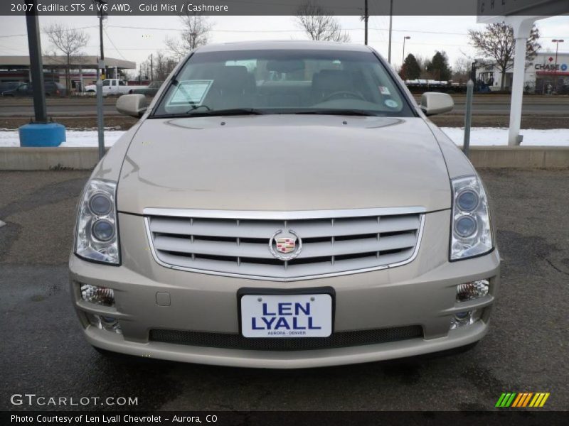 Gold Mist / Cashmere 2007 Cadillac STS 4 V6 AWD