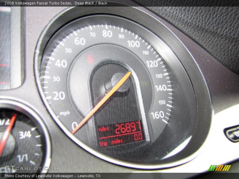 Deep Black / Black 2008 Volkswagen Passat Turbo Sedan