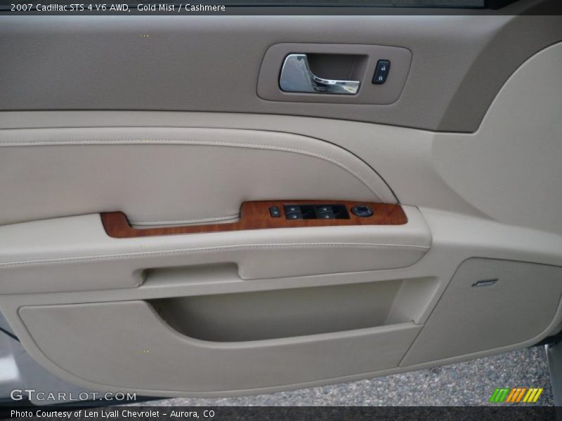 Gold Mist / Cashmere 2007 Cadillac STS 4 V6 AWD